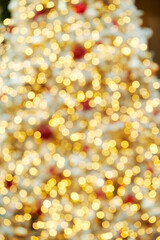 Christmas decoration out of focus	