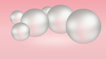 studio bubble scene for fashion and beauty product background