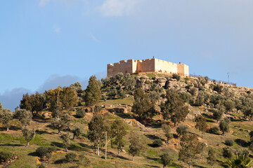Fototapeta na wymiar Borj Sud on a hilltop in Fez