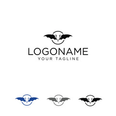 Bat Flat  Logo Design Vector Business and Branding Logo Vector