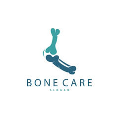 Minimalist Bone Health Logo Illustration Template Design