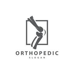 Minimalist Bone Health Logo Illustration Template Design