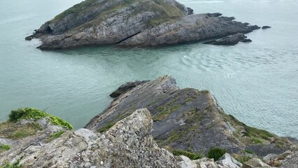 Mumbles Lighthouse, completed in 1794