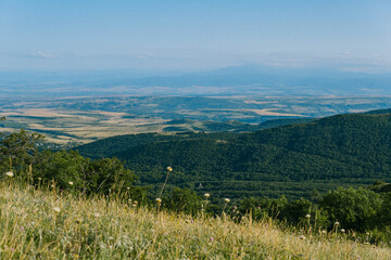 Obraz premium Evening in the mountains in Kojori with a great view