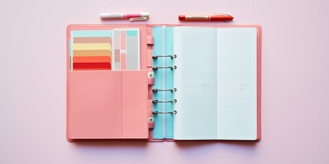 A stationery organizer that helps keep everything in