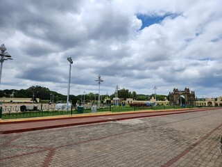 Mysore, Karnataka India - July 28 2023: Mysore Palace in Mysuru.