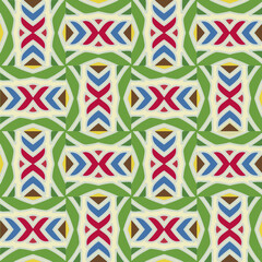 Multicolor seamless geometric pattern. Abstract background with a repeating pattern. Perfect for fashion, textile design, on wall paper, wrapping paper, fabrics and home decor.