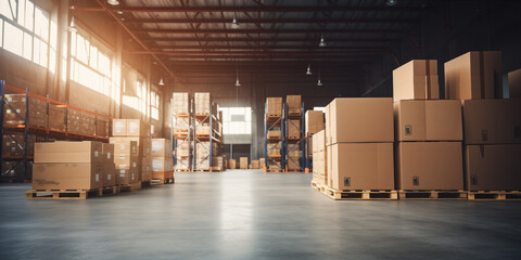 Warehouse Where Goods Are Stored
