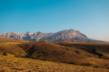 Beautiful mountain landscape. The Anti Taurus Mountains. Aladaglar National Park. Turkey..