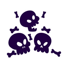 Halloween themed graphic elements assets