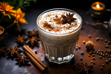 sweet, creamy Spiced Chai Latte Milkshake