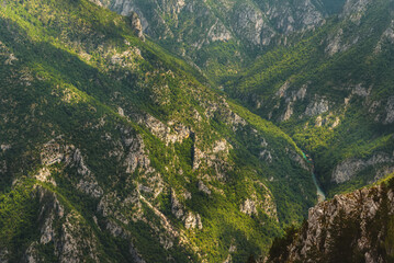 Tara River Canyon Natural Landmark of Montenegro