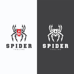 Spider Logo Vector Symbol Illustration Design