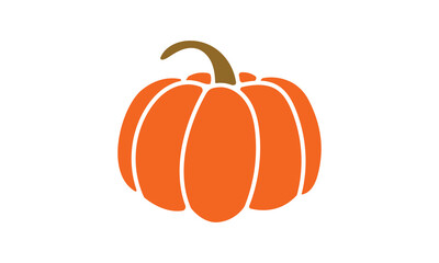 Pumpkin of various shapes and colors. Thanksgiving and Halloween Elements.