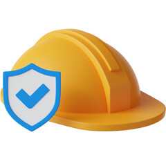 Construction Insurance 3D Icon