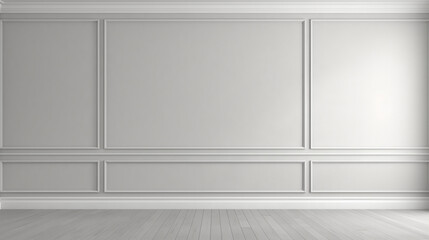 white room with wall