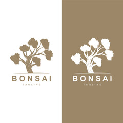 Bonsai Tree Logo Vector Symbol Illustration Design