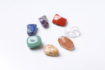 Magic crystals, spiritual esoteric practice for relax and meditation