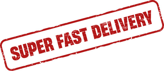 Super fast delivery square grunge stamp