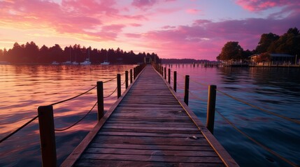 Obraz premium Tranquil lake scene