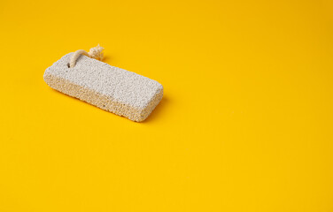 Pumice Stone, Grey Porous Lava Piece, Volcano Stone for Foot Care, Basalt Extrusive Igneous Rock