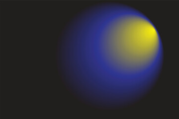 abstract blue sphere