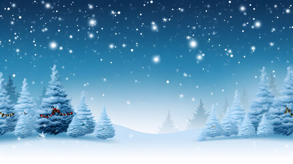 Christmas background with patterns of gifts and decorative objects