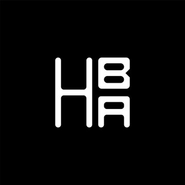 HBA letter logo vector design with modern shape and luxury icon design.