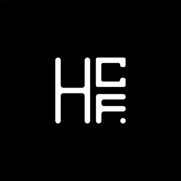 HCF letter logo abstract creative design. HCF unique design, HCF minimalist element design.	