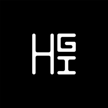 HGI letter logo abstract creative design. HGI unique design, HGI minimalist element design.	