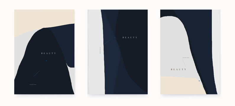 Minimalist abstract elegant universal background templates. 
