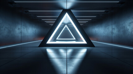 Futuristic Sci Fi Triangle