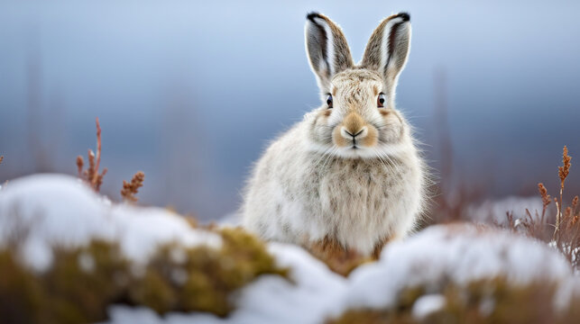 rabit in the montains Generative AI