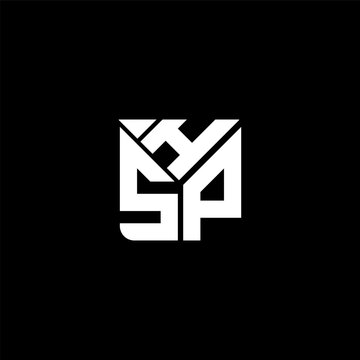 HSP letter logo abstract creative design. HSP unique design, HSP minimalist element design.	