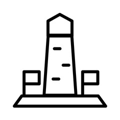 Monument Landmark Usa Outline Icon