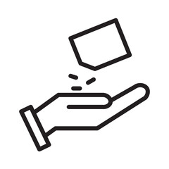 Pack Garden Seeds Outline Icon