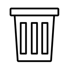Bin Cuisine Kitchen Outline Icon