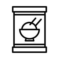 Cafe Cuisine Dining Outline Icon
