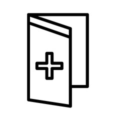 Obraz premium New Folder Add Outline Icon