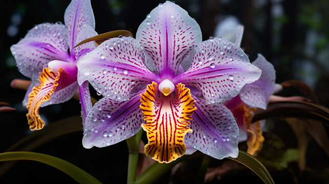 flower in the amazonian forest Generative AI