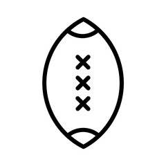 Football Game Sport Outline Icon