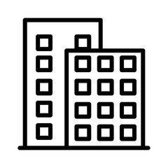 Bulding Estate Office Outline Icon