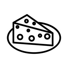 Butter Cheese Food Outline Icon