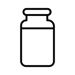 Bottle Dairy Milk Outline Icon