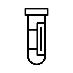 Blood Test Lab Outline Icon