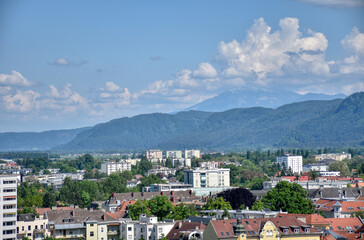 Klagenfurt, Altstadt, Dach, Dächer, Landeshauptstadt, Kärnten, Österreich, Zentrum,...