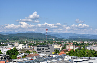 Klagenfurt, Altstadt, Dach, Dächer, Landeshauptstadt, Kärnten, Österreich, Zentrum,...