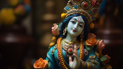 Lord Radha Krishna - obrazy, fototapety, plakaty