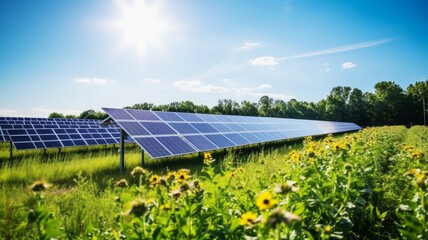 Solar panels, an alternative source of electricity - the concept of sustainable resources