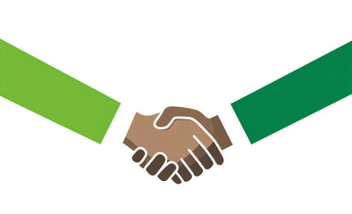 Handshake, Business Gesture, Professional Greeting, Friendly Handshake, isolated on the transparent background PNG.